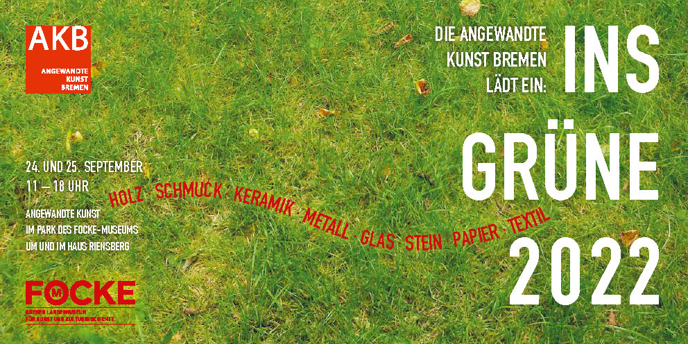 24.+ 25.9., 11-18h INS GRÜNE, Park Riensberg, Focke Museum, Bremen